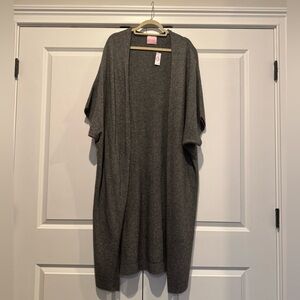 100% Cashmere Long Cardigan Sweater